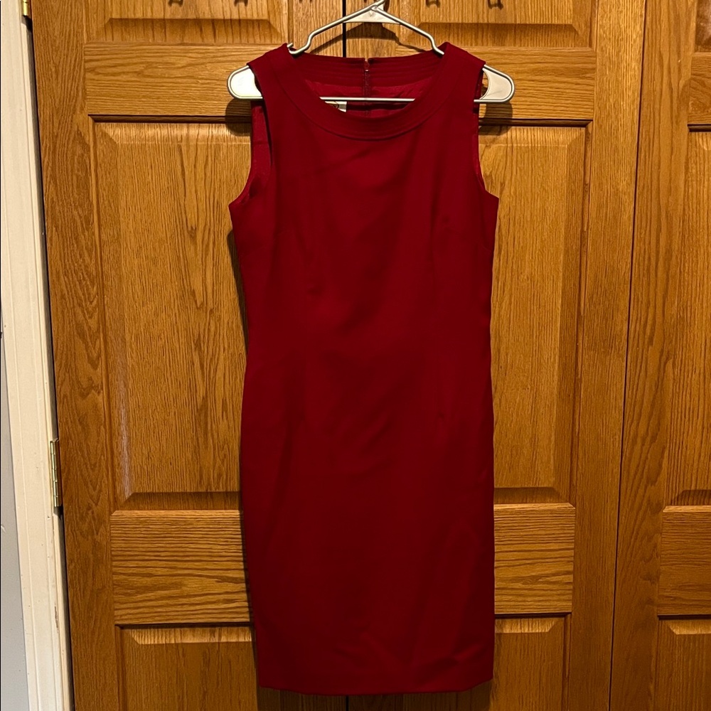Talbots Red Sleeveless Mini Dress